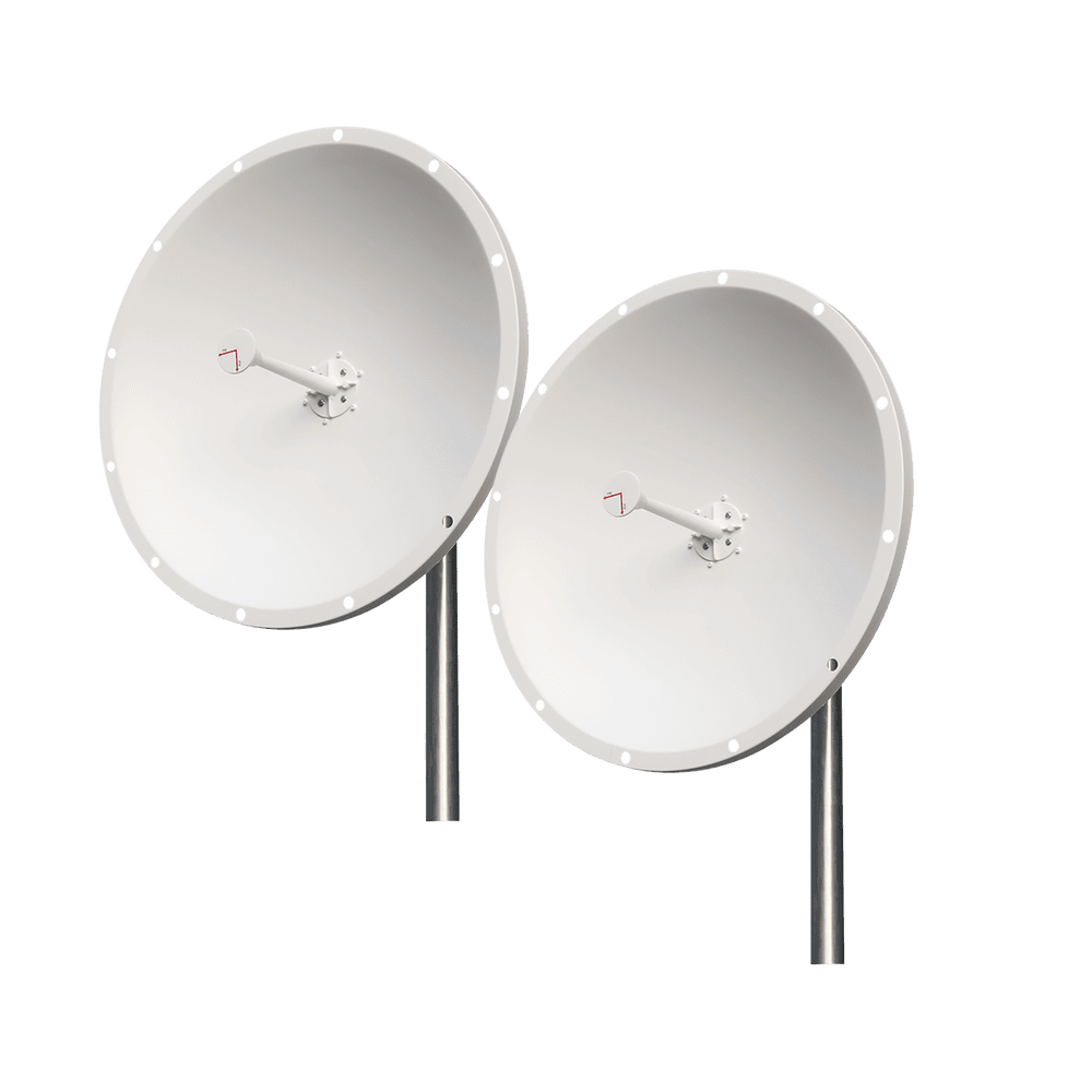 Kit of 2 Antennas Extended Frequency, 4.8 - 6.5 GHz, 28 dBi, N-Male Connectors, Ideal for WISP