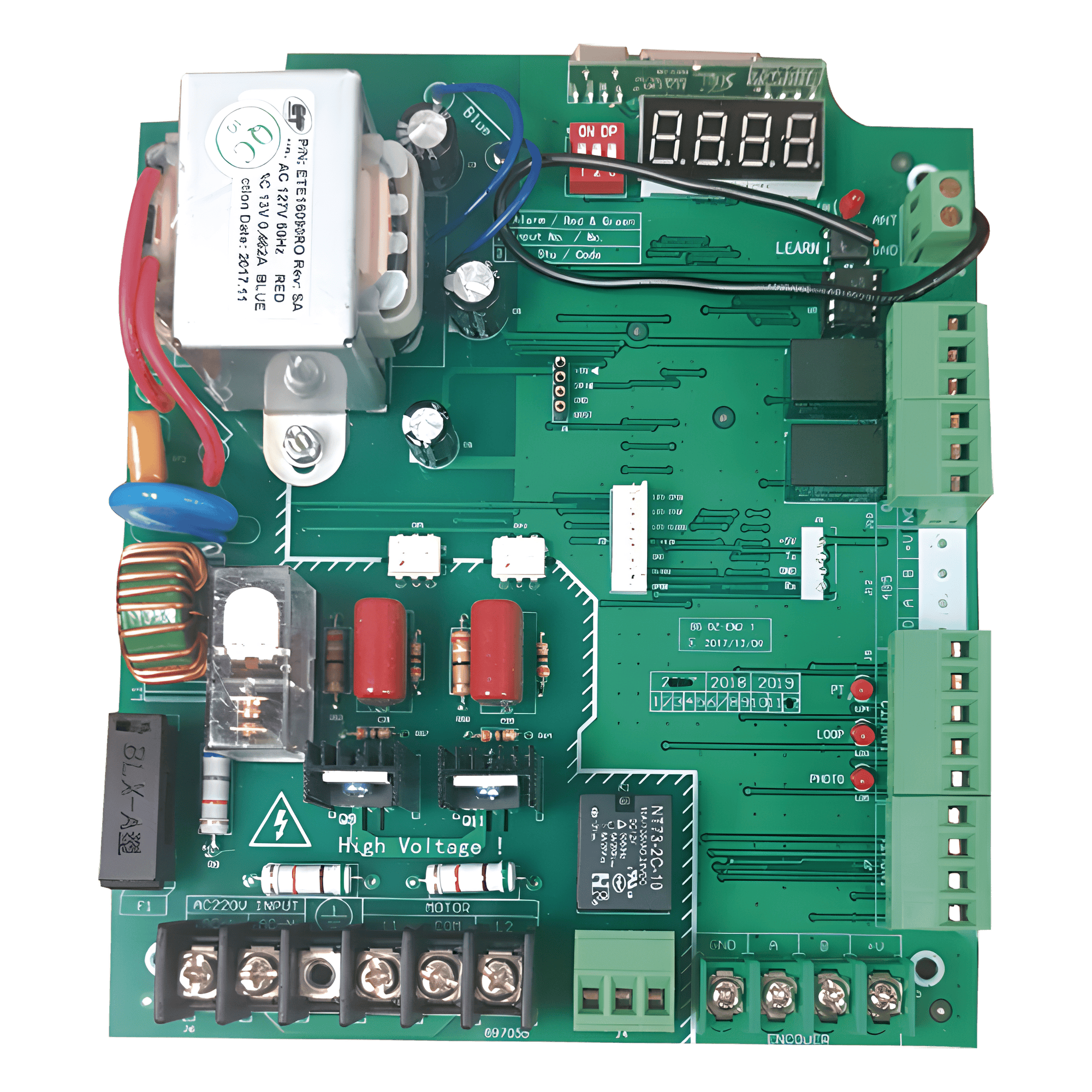 Tarjeta Electrónica Para Barreras Vehiculares XBF-3003, XBF-4003, XBS-5003, XBS-5000, XBF-3000, XBS-5002, XBF-3002, XBS-4M-LA, XBS-4M-RA XBS-FS-PCB
