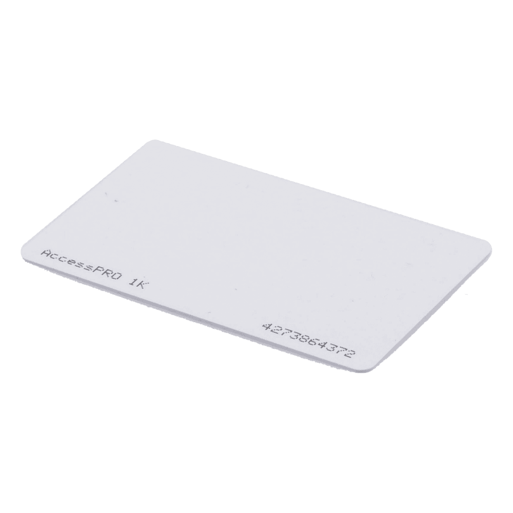 Tarjeta MIFARE Classic / Tipo ISO Card / Memoria 1Kb / Imprimible / Frecuencia 13.56 Mhz ACCESS-CARD-M1K