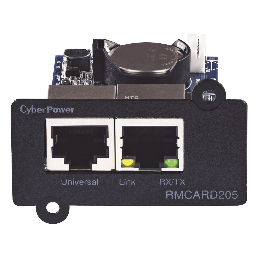 Tarjeta de Administración Remota para UPS CyberPower Modelos PR, OL y OR hasta 5 kVA y PDUs con Tarjeta de Expansión RMCARD205