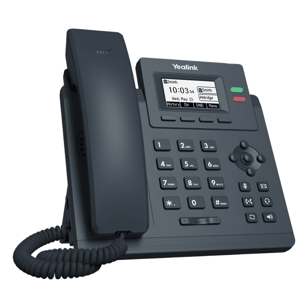 Teléfono IP Empresarial Yealink SIP-T31G con 2 Líneas SIP y Doble Puerto Gigabit Ethernet SIP-T31G