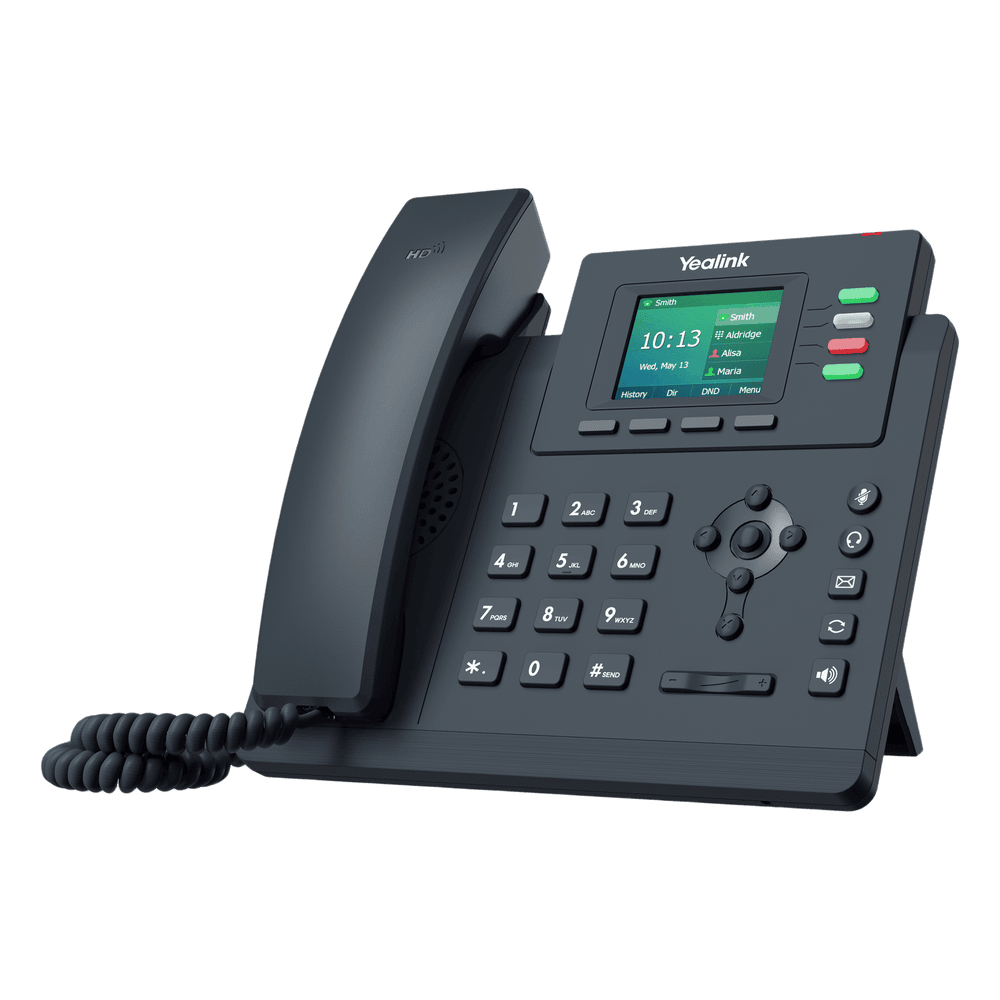 Teléfono IP Empresarial Yealink SIP-T33G con Doble Puerto Gigabit Ethernet y 4 Líneas SIP SIP-T33G