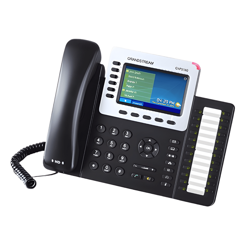 Teléfono IP Empresarial de 6 Líneas con Pantalla a Color y Audio HD, PoE GXP-2160