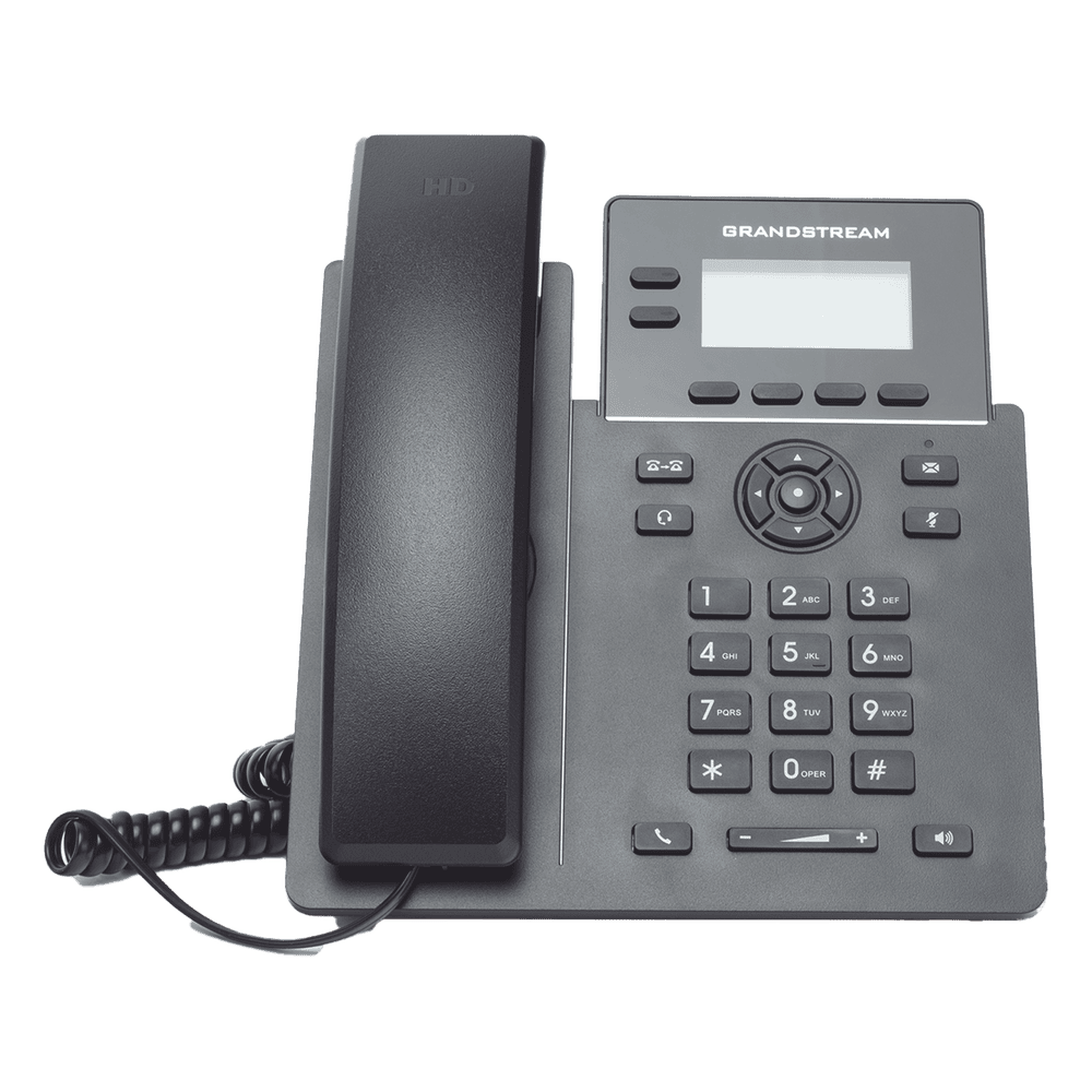 Teléfono IP Grado Operador, 2 líneas SIP con 4 cuentas, puertos Gigabit PoE, codec Opus, IPV4/IPV6 con gestión en la nube GDMS GRP2602G