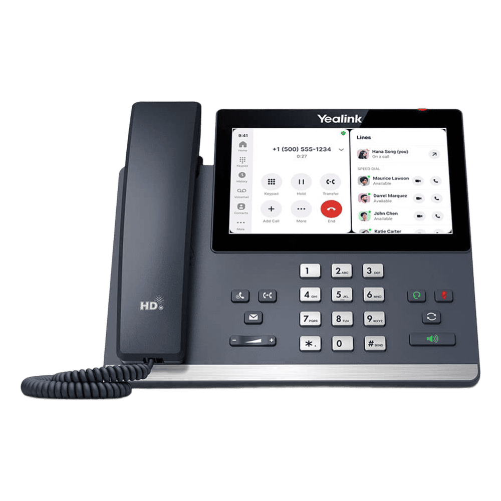 Telefono IP MP56-E2-Zoom de Yealink con Integración Nativa para Zoom, Pantalla de 5" y Audio HD con Cancelación Avanzada de Ruido MP56-E2-ZOOM