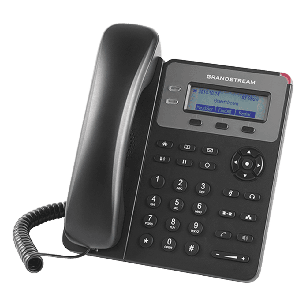 Teléfono IP SMB de 2 Líneas, 1 cuenta SIP con 3 teclas de función programables y conferencia de 3 vías. PoE GXP-1615
