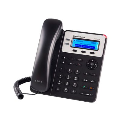 Teléfono IP SMB de 2 Líneas con 3 teclas de función programables y conferencia de 3 vías. PoE GXP-1625