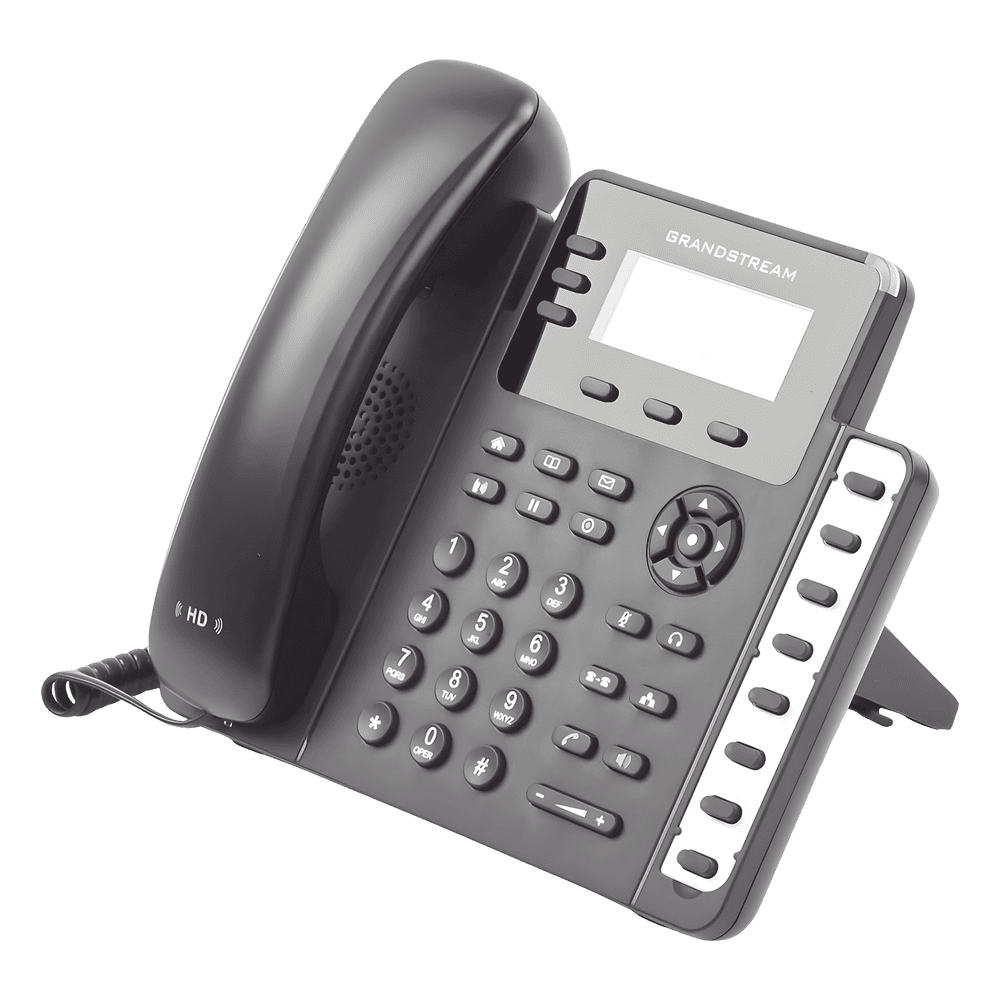 Teléfono IP SMB de 3 líneas con 3 teclas de función, 8 teclas de extensión BLF y conferencia de 4 vías, PoE GXP-1630