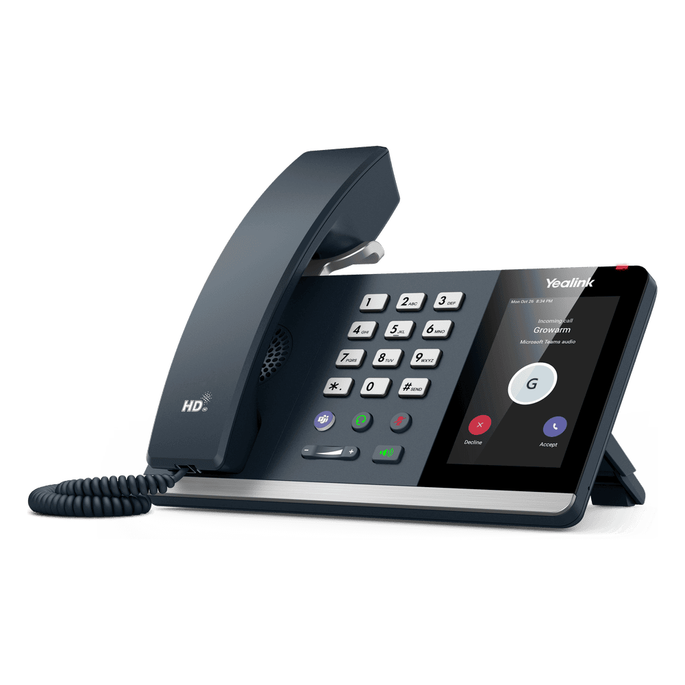 Teléfono IP Yealink MP54 Compacto con Android 12 y Certificación Microsoft Teams MP54-E2-TEAMS