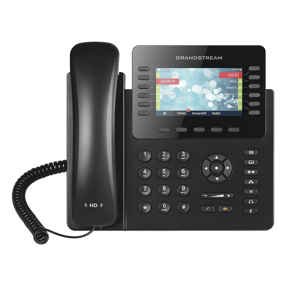 Teléfono IP empresarial de 12 Líneas con 5 teclas de función y conferencia de 4 vías, PoE GXP-2170