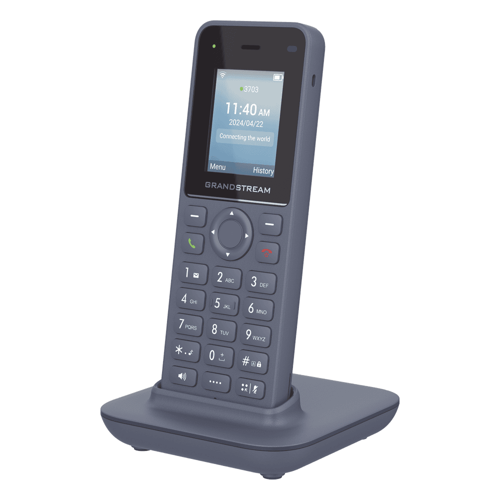 Teléfono IP inalámbrico Wi-Fi, portátil, 2 líneas, 2 cuentas SIP, Voz HD, Bluetooth, Puerto USB tipo C WP816
