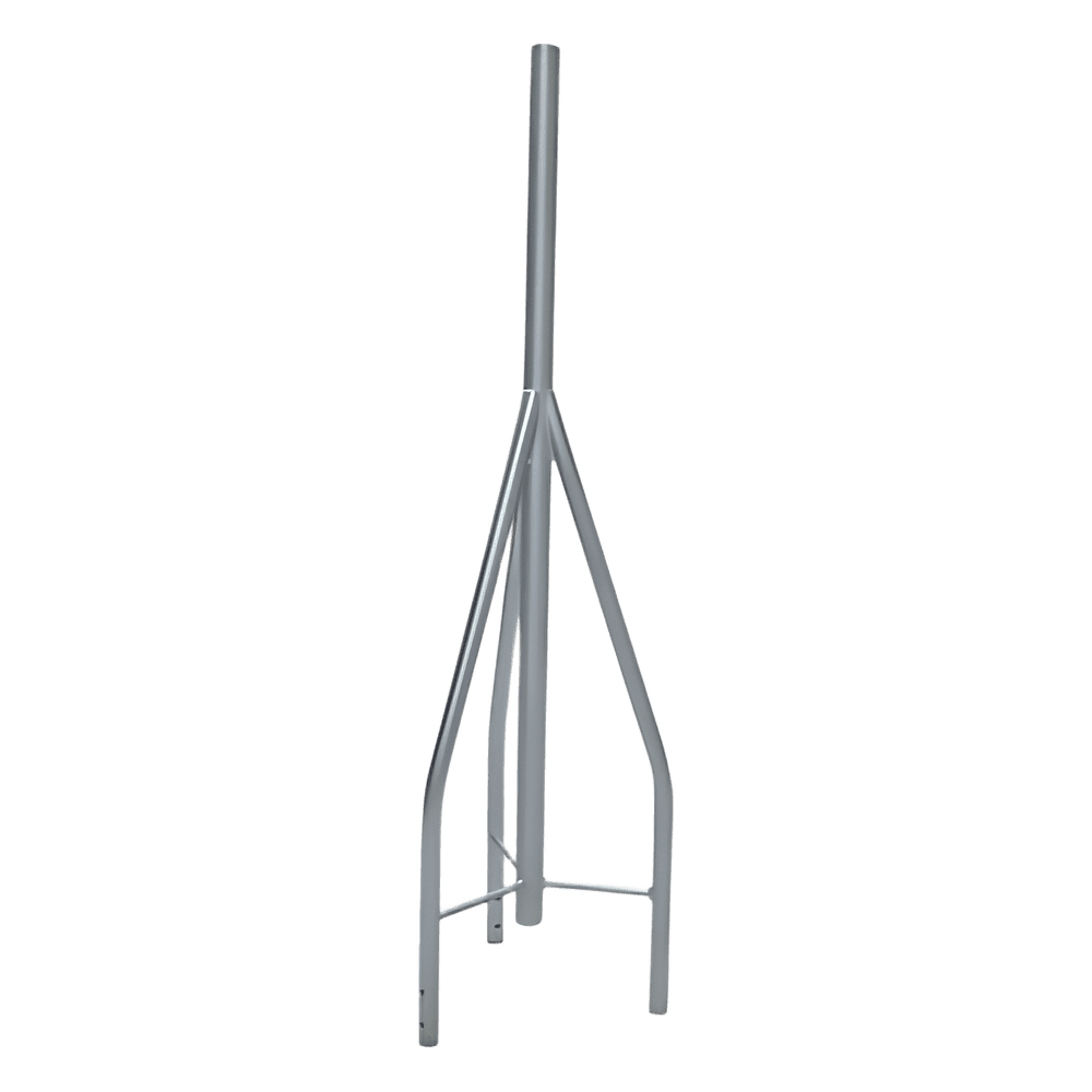 Tramo de Remate / Copete, tubo industrial 1 1/4" con tubo central 2 3/8" galvanizado por inmersión en caliente. SCZ-45G