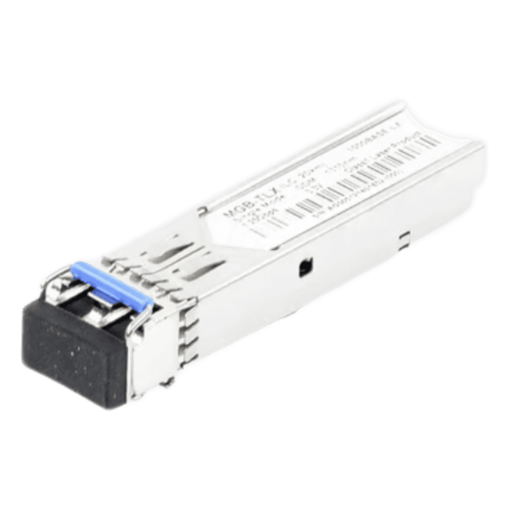 Transceptor Industrial, Puerto SFP 1000BASE LX, Conector LC, Fibra Monomodo, Hasta 20 km, Soporta Temperatura de -40 a 75°C MGB-TLX