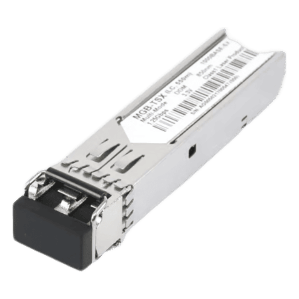 Transceptor Industrial, Puerto SFP 1000Base SX, Para Fibra Multimodo, Conector LC, Hasta 550 m, Soporta Temperaturas de -40 a 75 ° MGB-TSX