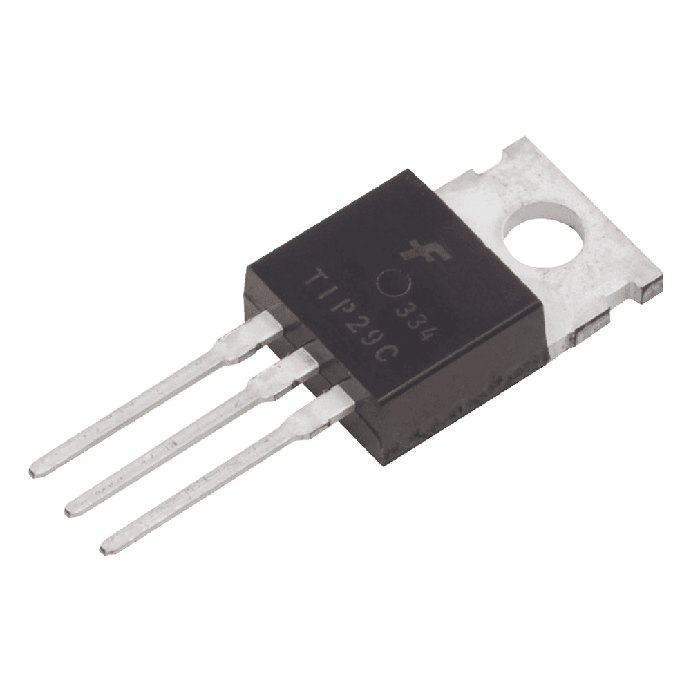 Transistor de Potencia NPN de Silicon, 100 Vce, 1 Amp. 30 Watt, TO-220. TIP-29C