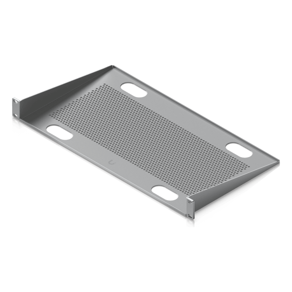 UACC Rack Shelf CLV – Charola 1 UR para montaje en rack, ideal para colocar equipos o accesorios que no cuentan con opción de montaje en rack UACC-RACK-SHELF-CLV