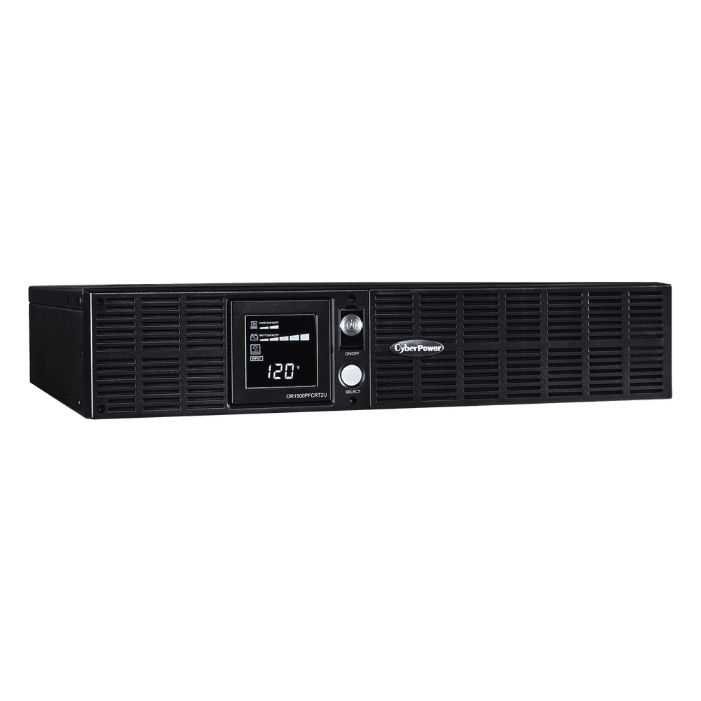 UPS de 1500 VA/1050 W, Topología Línea Interactiva, Entrada 120 Vca NEMA 5-15P, Onda Senoidal Pura, Torre o Rack 2 UR, Con 8 Tomas NEMA 5-15R OR1500PFCRT2U
