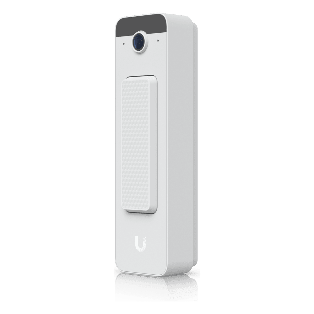 UVC Doorbell Lite – Videoportero Compacto 5 MP PoE con Visión Nocturna IR, Audio Bidireccional y Diseño Resistente al Clima, Color Blanco UVC-DOORBELL-LITE-W