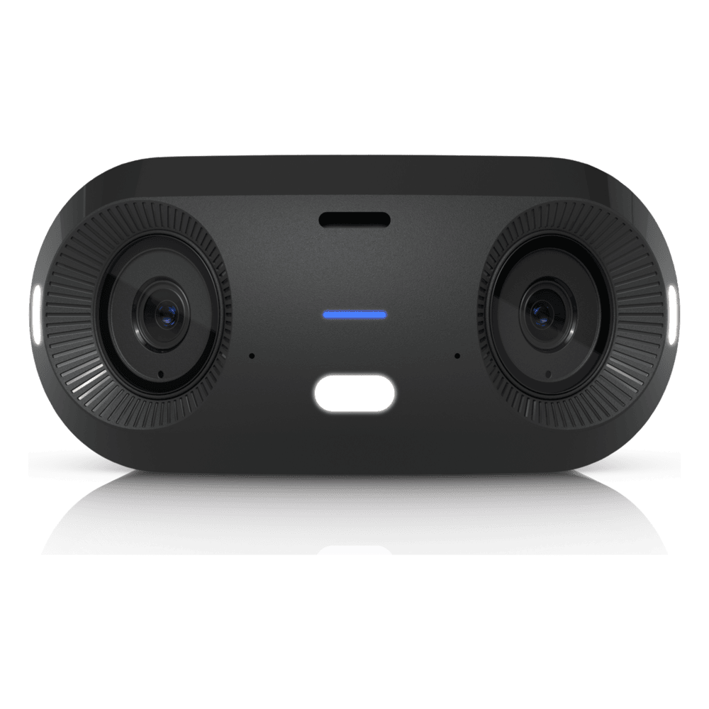 UniFi Protect G6 180 – Cámara PoE+ Dual Sensor de 16 MP para Interior/Exterior con Motor de IA Multi-TOPS y Cobertura Panorámica de 180° UVC-G6-180-B