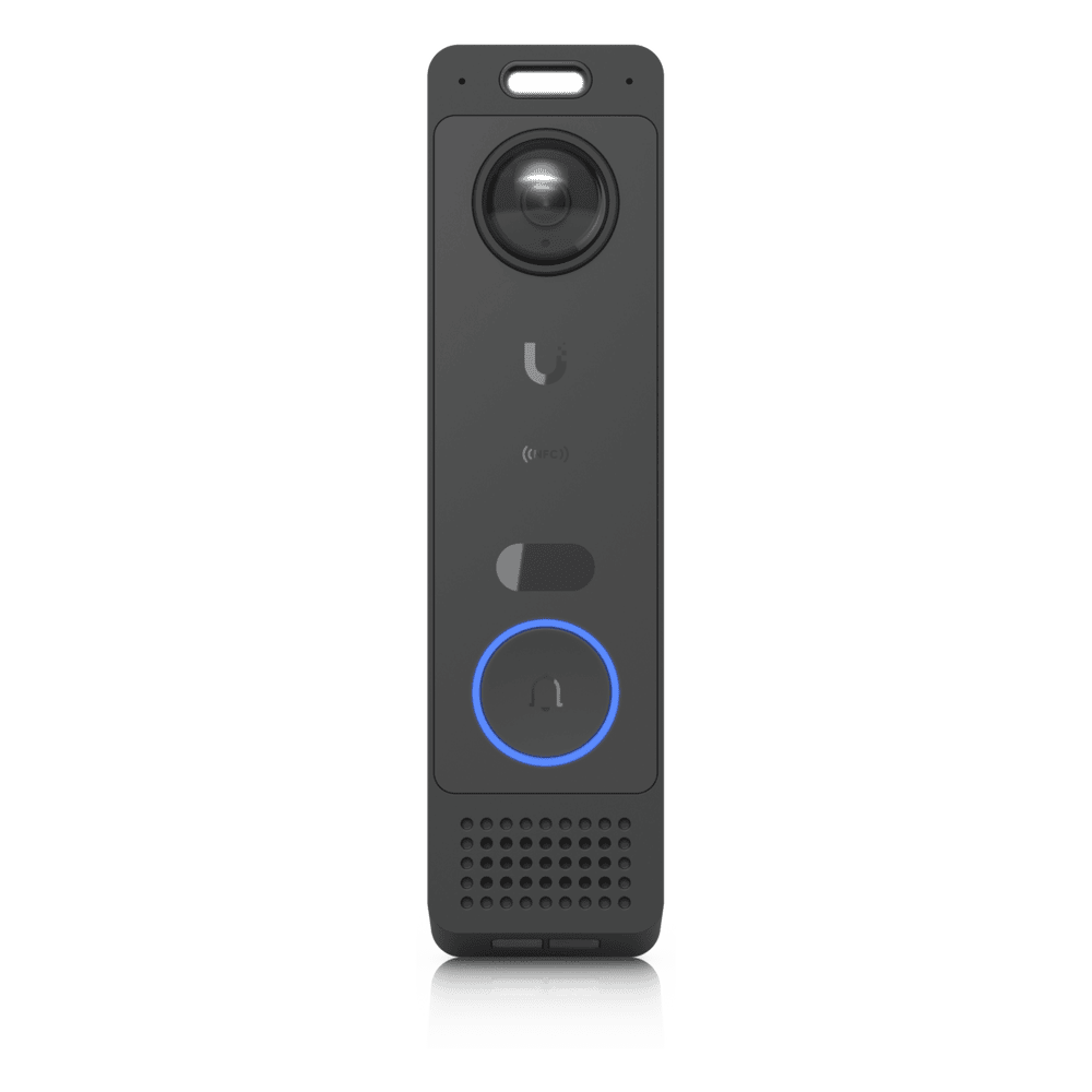 UniFi Protect G6 Entry – Video Portero para Acceso con Audio Bidireccional, Detecciones Inteligentes y Reconocimiento Facial, con Visión Nocturna IR, Acceso por NFC UVC-G6-ENTRY
