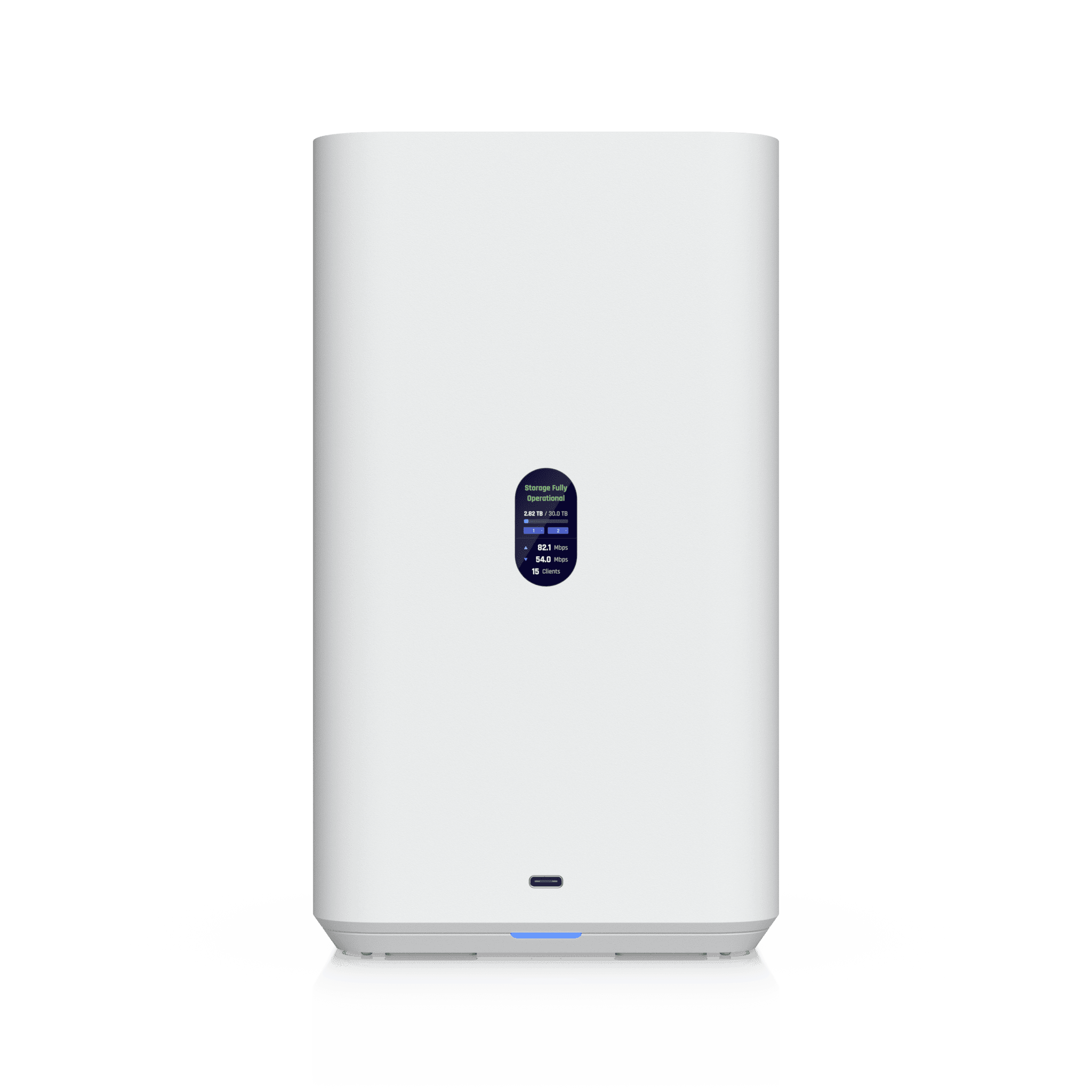 UniFi UNAS-2 – Servidor NAS Compacto de 2 Bahías para HDD 3.5" SATA, Puerto 2.5 GbE, USB-C y PoE++ UNAS-2-W