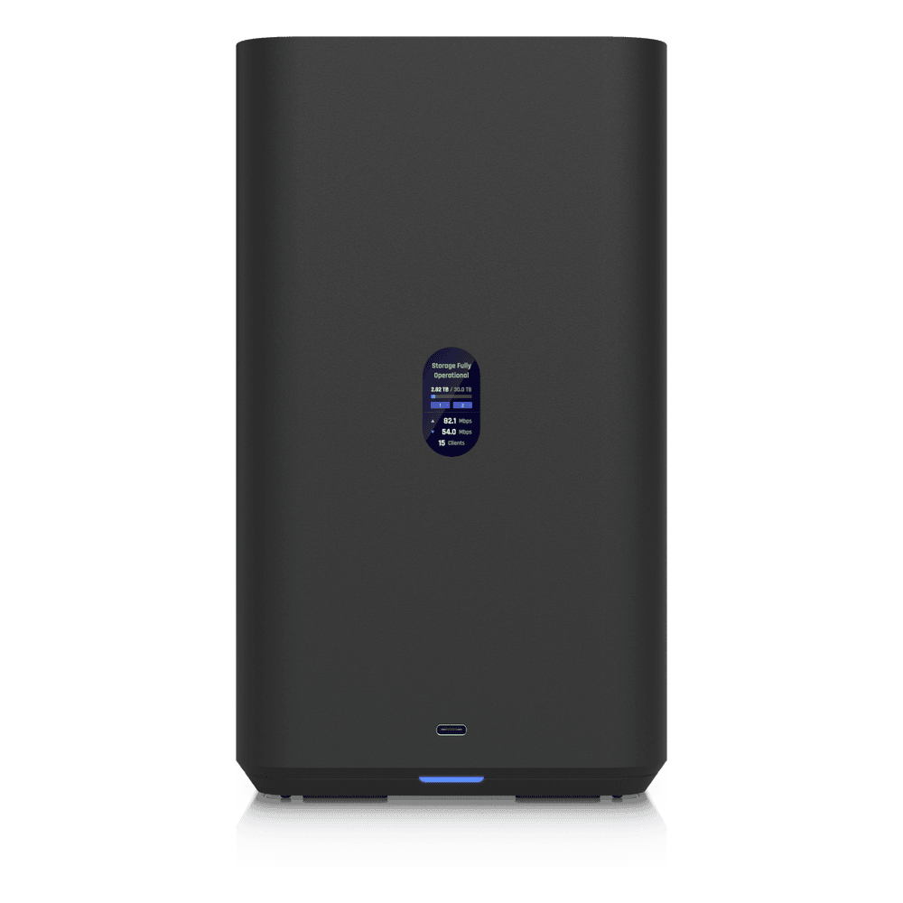 UniFi UNAS-2 – Servidor NAS Compacto de 2 Bahías para HDD 3.5" SATA, Puerto 2.5 GbE, USB-C y PoE++ UNAS-2-B