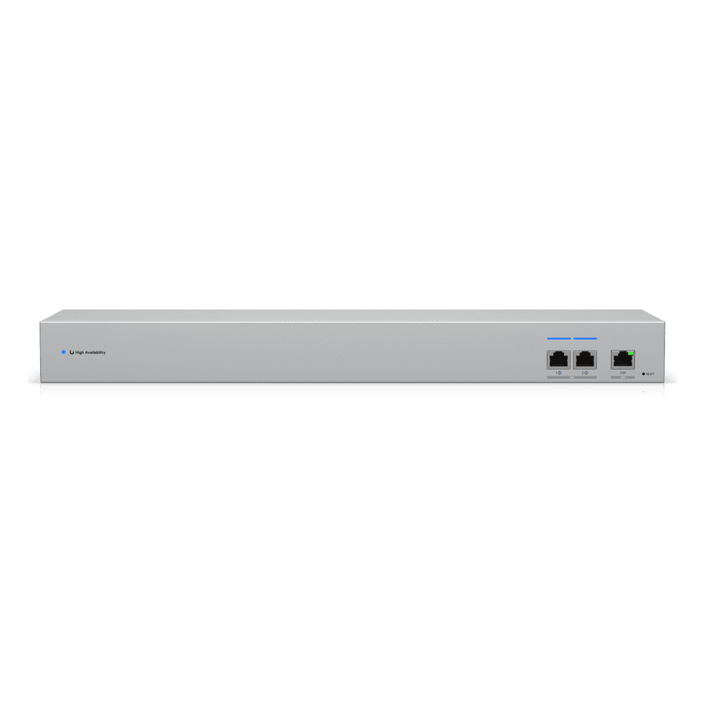 UniFi USW-WAN – Switch WAN Capa 2 con 3 Puertos RJ45 10 GbE y 1 Puerto RJ45 GbE y Alimentación CA Redundante para Alta Disponibilidad con UniFi Gateways en Modo Shadow (Rack 1U) USW-WAN-RJ45