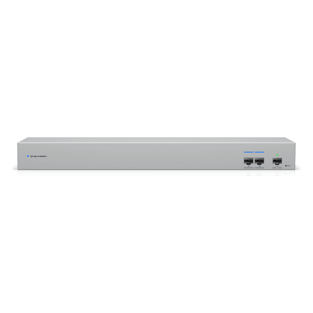 UniFi USW-WAN – Switch WAN Capa 2 con Uplinks SFP+ 10G, Puerto RJ45 GbE y Alimentación CA Redundante para Alta Disponibilidad con UniFi Gateways en Modo Shadow (Rack 1U) USW-WAN