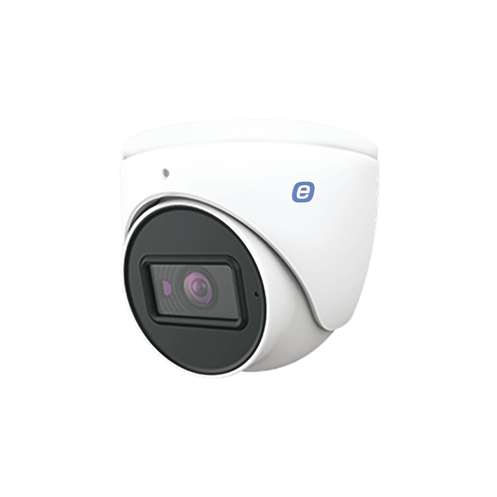 IP Turret 4MP / POE / 164ft (50m) IR / WDR (120dB) / Micro SD / IP67 / 2.8 mm - 12 mm Motorized Lens / Integrated Microphone / Cloud Video Recording / Metal