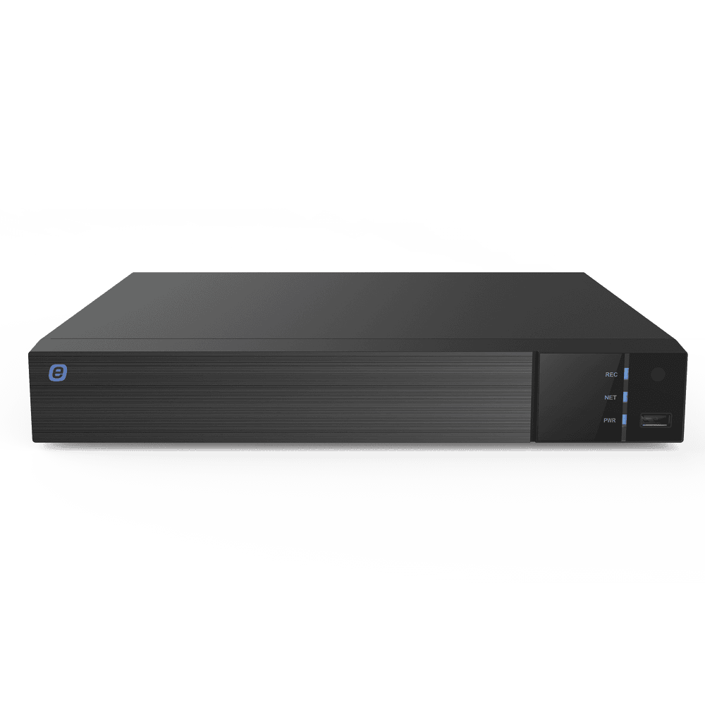 [ Face Recognition ] NVR 8MP (4K) / 8 Channels IP / 8 POE Ports / Support 1 Hard Disk / Video Output in 4K / H.265+ / Cloud Video Recording