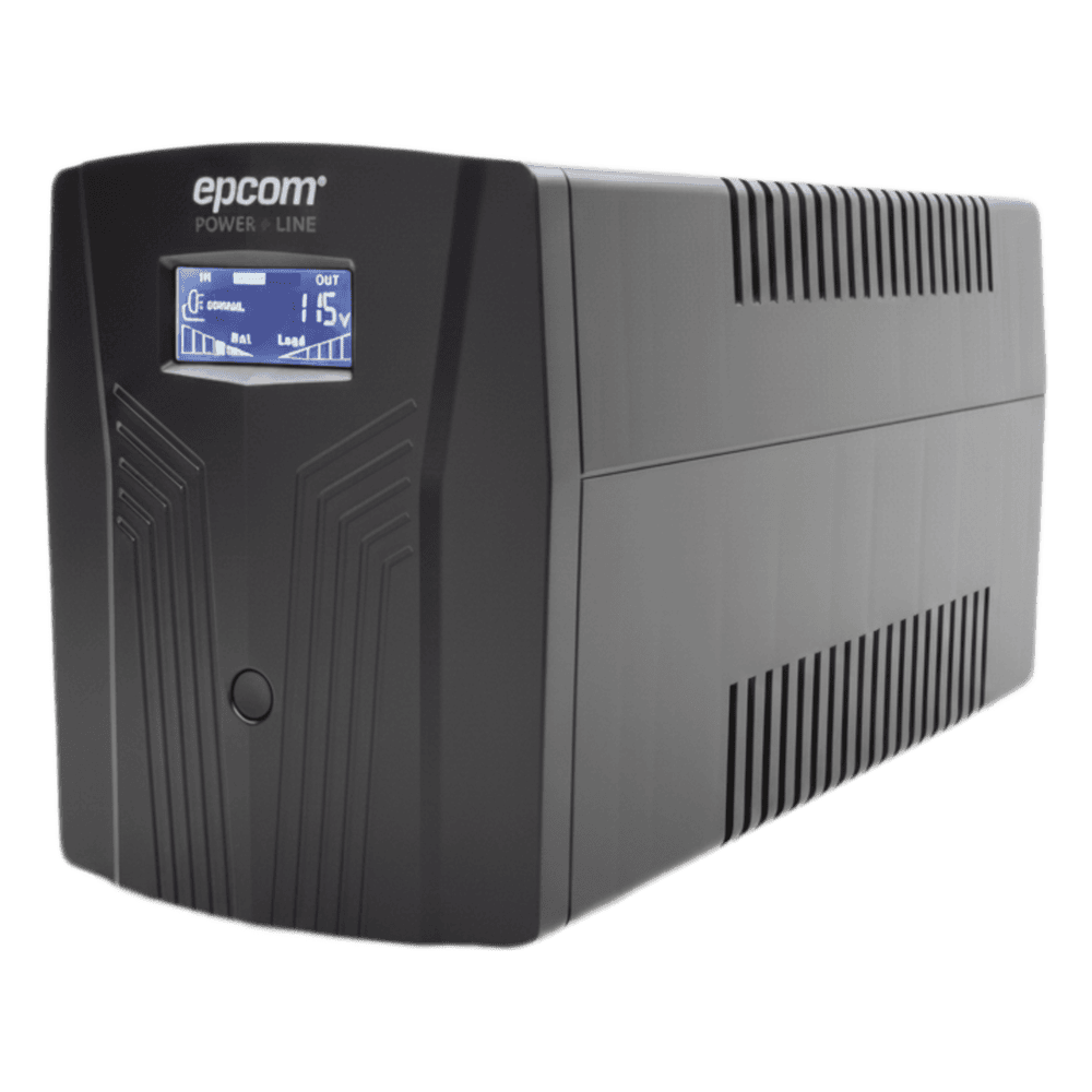 UPS de 1500VA/900W / Topología Línea Interactiva / Entrada y Salida 120 Vca/ Clavija NEMA 5-15P / 6 Tomas NEMA 5-15R EPU1500LCD