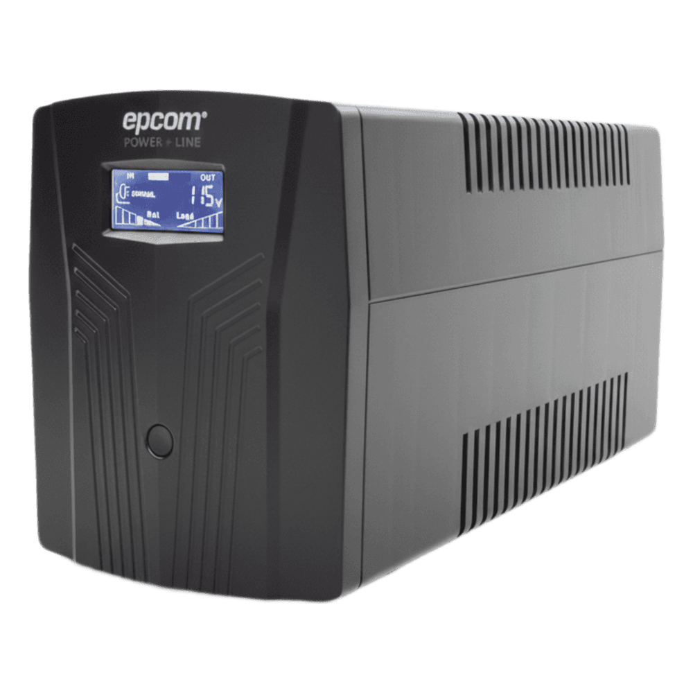UPS de 1200VA/720W / Topología Línea Interactiva / Entrada y Salida 120 Vca / Clavija NEMA 5-15P / 6 Tomas NEMA 5-15R EPU1200LCD