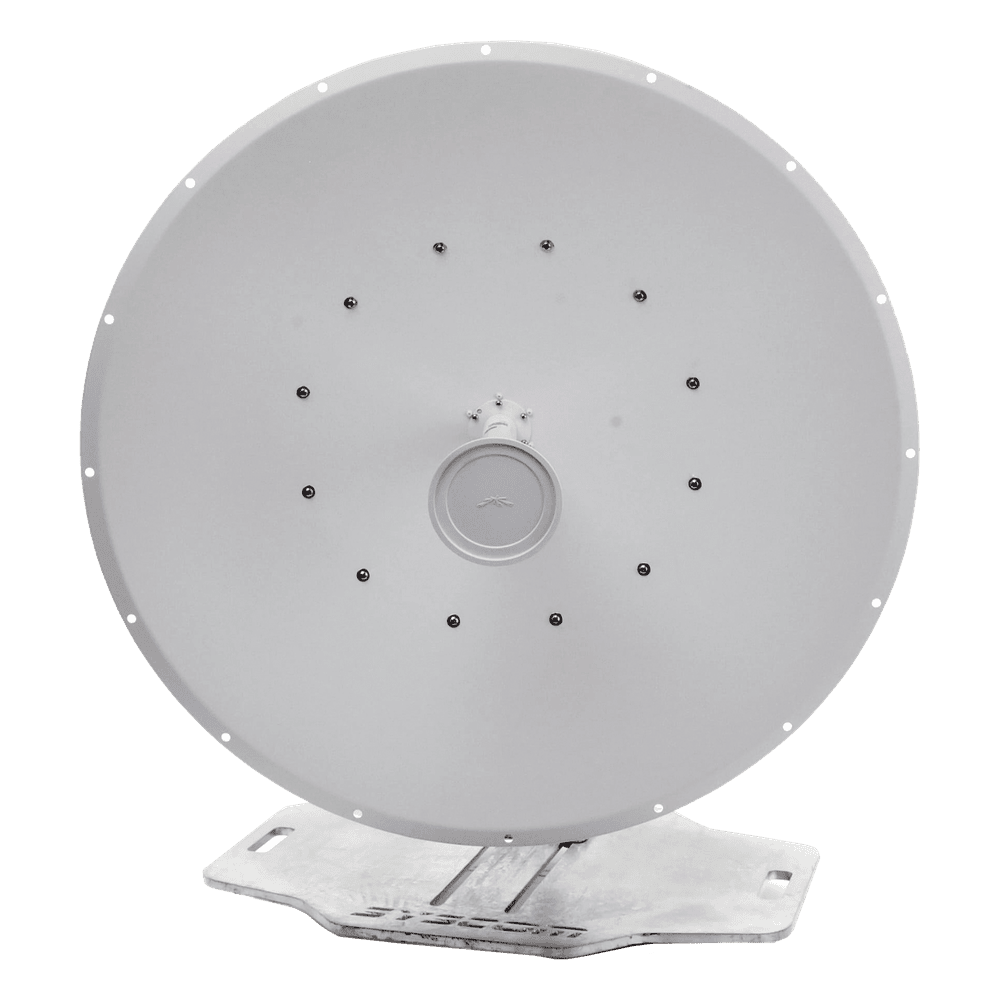 Antena Direccional airFiber X, ideal para enlaces Punto a Punto (PtP), frecuencia 5 GHz (4.9 - 5.8 GHz) de 34 dBi slant 45 AF-5G34-S45
