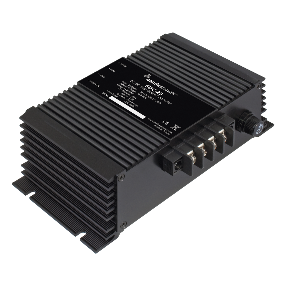 Convertidor de CD-CD, Entrada 20-35 Vcc, Salida: 13.8 Vcc 20 Amp Continuos SDC-23