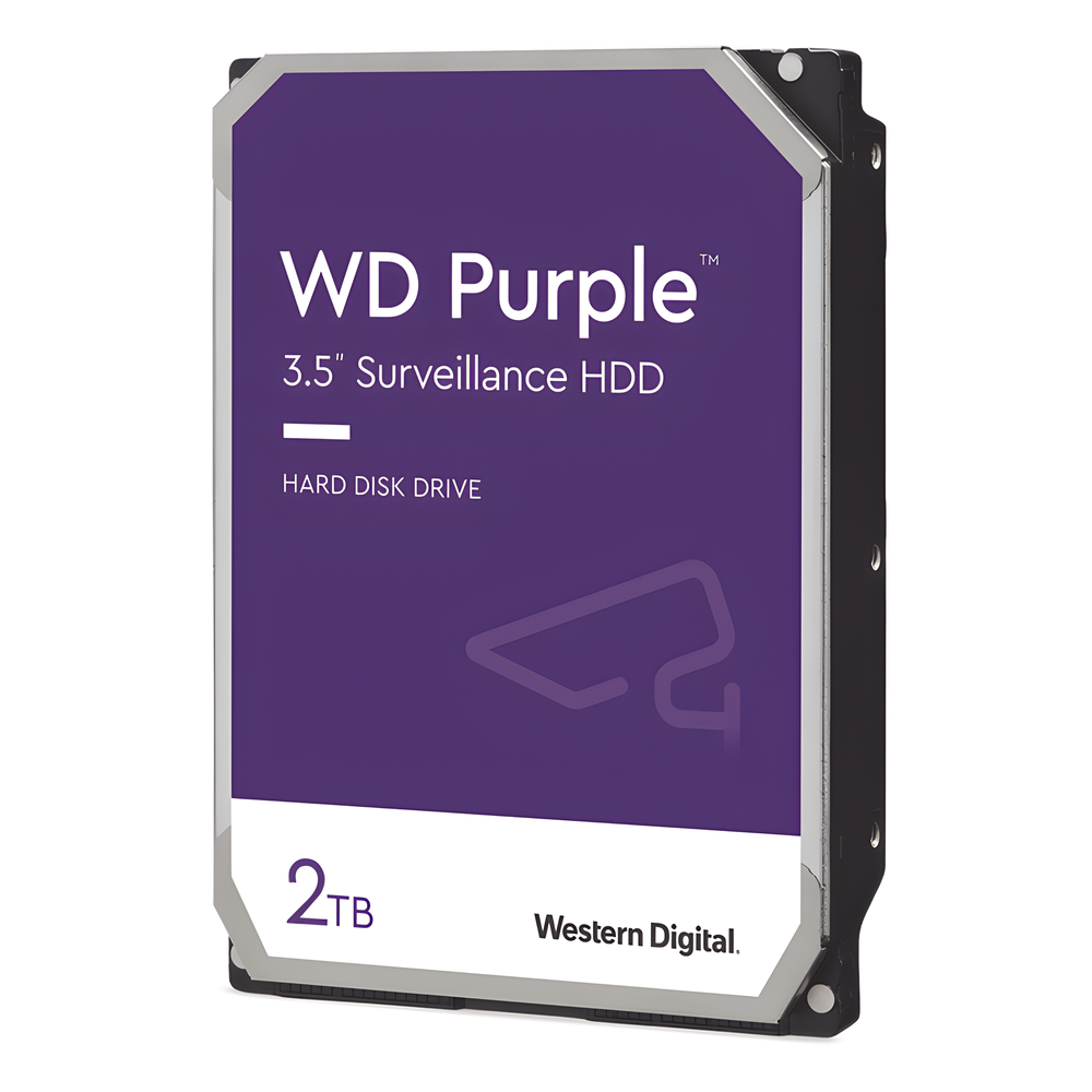 Disco Duro PURPLE de 2TB / 3 AÑOS DE GARANTÍA / Para Videovigilancia WD23PURZ