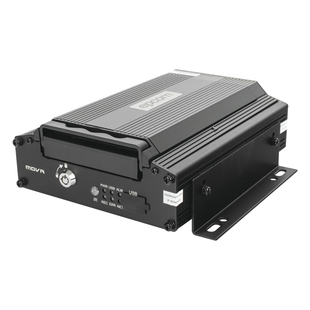 DVR Móvil / Multiplataforma / 4 Canales AHD 2 Megapixel / Almacenamiento en HDD / H.265 / Chip IA Embebido / Soporta 4G / WiFi / GPS XMR401NAHDS