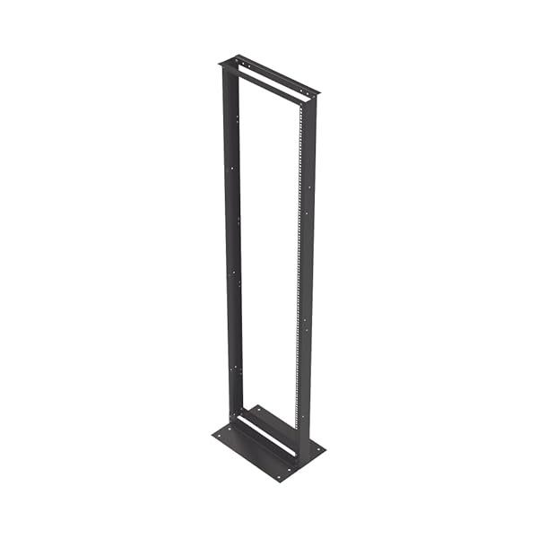 EPCOM Rack de 2 Postes, EST·ndar 19, 42 Unidades, Fabricado en Acero, Base L para Anclar a Piso.